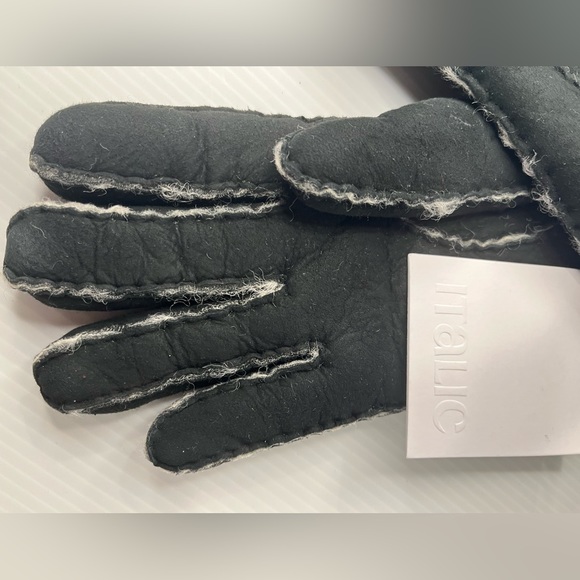 Italic Winter wonder-hand Super Soft & Warm Lamb Shearling Suede Gloves … - Picture 11 of 16